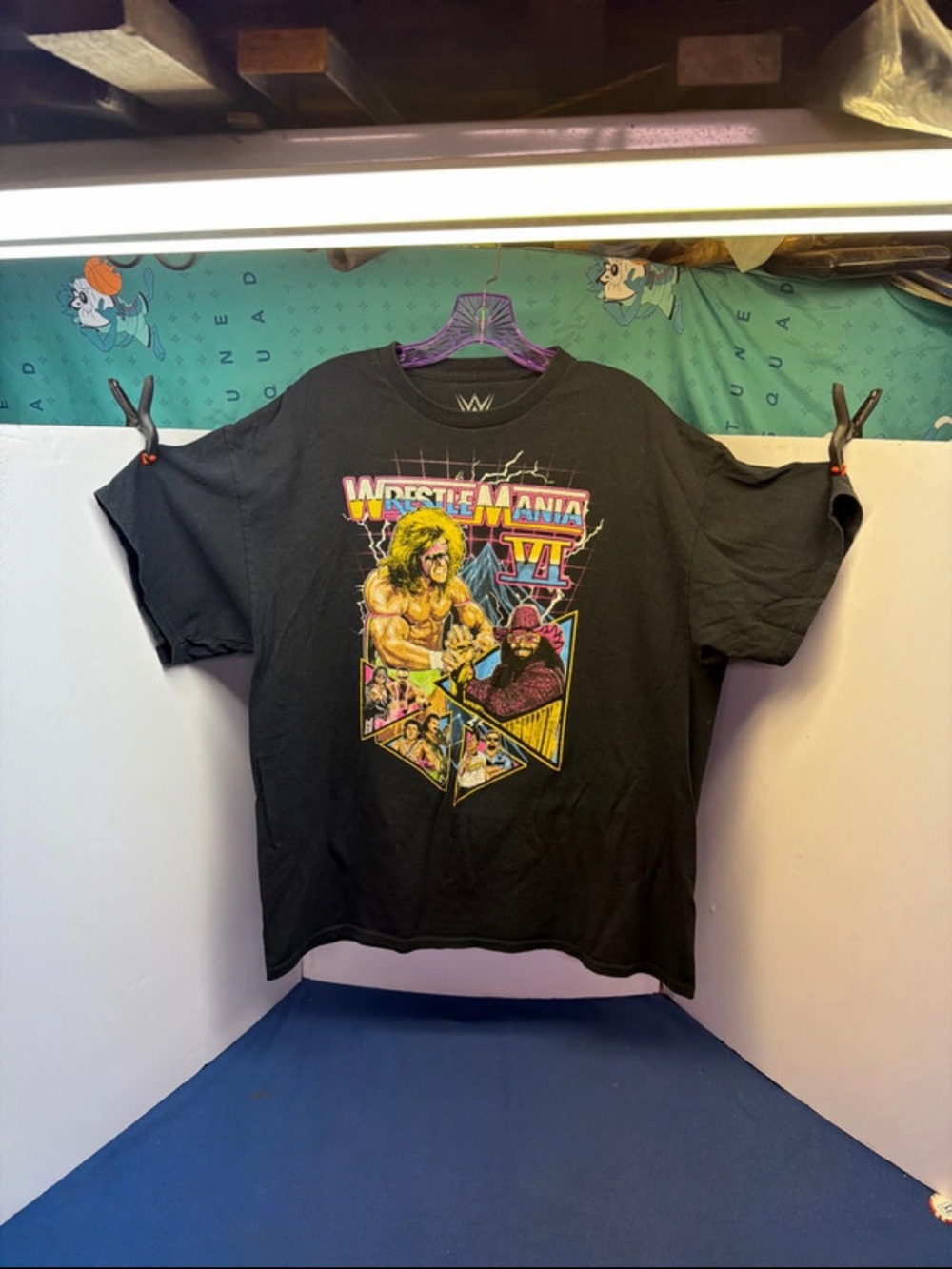 WWE Black Logo Crew Neck T-Shirt